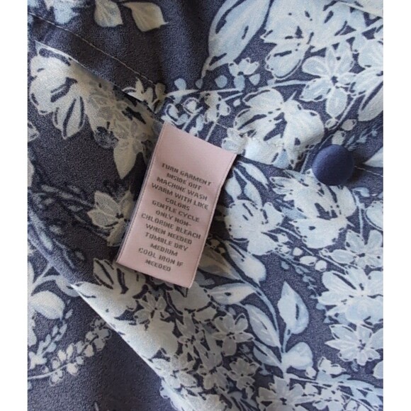 Cabernet by Sleep Sense Satin Floral Short Sleeve Notch Collar Capri Pajama Set - Picture 8 of 16